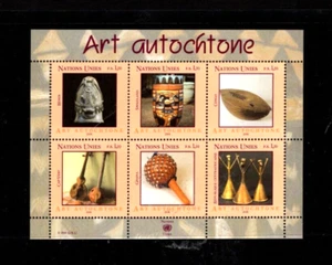 UN United Nations Geneva 452 Indigenous Art  Full Sheet MNH Nice Price - Picture 1 of 1