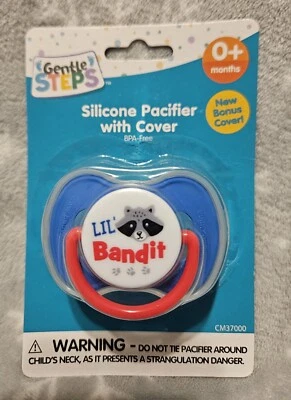 Chupete de silicona Gentle Steps con cubierta 0+ meses LiL' Bandit Foto 1 de 2