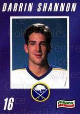 1990-91 Buffalo Sabres Campbells #24 Darrin Shannon