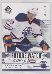 2014-15 SP Authentic Future Watch /999 Bogdan Yakimov #243 Rookie RC