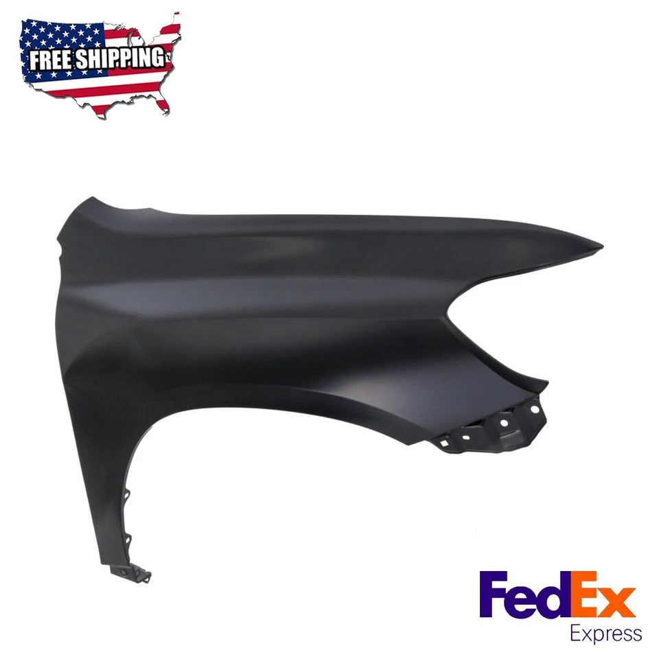 Fender Primed Steel Front Passenger Side Fits 2008-2010 Toyota Highlander - Image 1 of 4