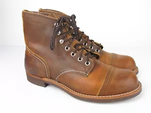 Mint Red Wing 8085 Heritage Copper Iron Ranger Leather Boots 8 D USA - Picture 1 of 6