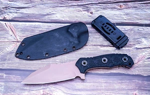 American Kami Colubris, Bronze DLC S35VN, Blk G10 Handles, Blk Kydex, Mid-tech - Picture 1 of 7