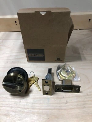 Schlage Commercial B571 One-Sided Deadbolt W/ Occupancy Indicator. Satin Nickel - Image 1 of 2