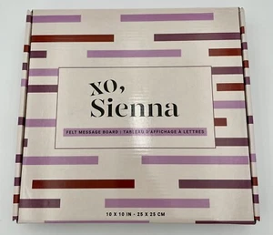  Felt Message Board XO Sienna 189 Letters etc, 11.2" x 10.4" New NIB Gift - Picture 1 of 3