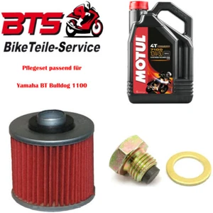Pflegeset 4L Öl, Filter, Ablassschraube passend für Yamaha BT Bulldog 1100 cc 79 - Bild 1 von 1