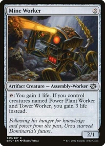 MINE WORKER x4 mtg NM-M The Brothers War 4 Common - Picture 1 of 1