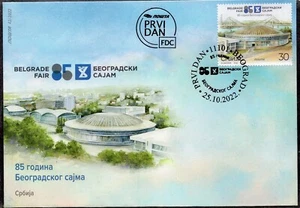 1914 - SERBIA 2022 - 85 Years of the Belgrade Fair - FDC - Picture 1 of 2