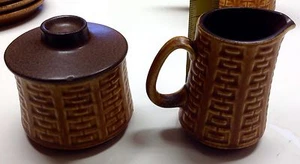 Vintage Ceramano W. Germany Coffee Creamer And Sugar Bowl - Picture 1 of 1