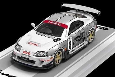 TOYOTA Supra (A80)  - silver / white - Time Micro 1:64 - Immagine 1 di 4