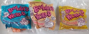 1994 Bobby's World Happy Meal Spielzeug von McDonald's 3 Stück Neu - Bild 1 von 5
