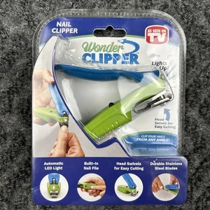 Wonder Clipper Tagliaunghie Visto in TV Illumina Lima Unghie Girevole Inox - Foto 1 di 6