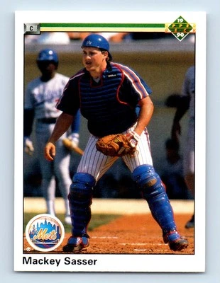 1990 Upper Deck Mackey Sasser New York Mets #185 - Image 1 of 2