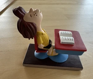 Peanuts Peppermint Patty Asleep at Desk  Figurine Danbury Mint 1994 - Picture 1 of 7