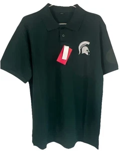 Michigan State Univ Spartans Herren Poloshirt Größe Large dunkelgrün von FOCO, NEU! - Bild 1 von 6