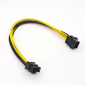 ATX 6-Pin Zu 8-Pin PCI Express Netzteil Kabel Für GPU Videokarte - Bild 1 von 5