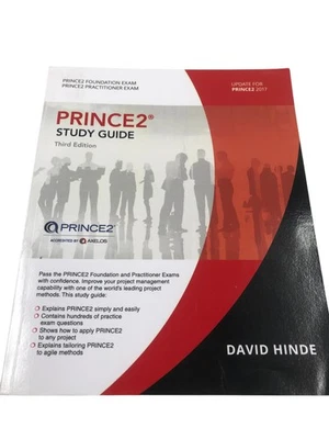 PRINCE2 Study Guide Third Edition by David Hinde T2080 HY18 - Image 1 of 4