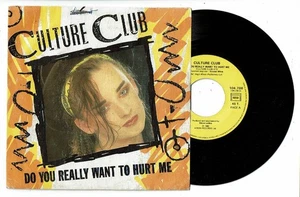 CULTURE CLUB Boy GEORGE Vinyl 45T 7 DO YOU REALLY WANT TO HURT ME -VIRGIN 104708 - Picture 1 of 2