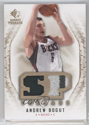 2008-09 SP Rookie Threads SP Threads Jersey/Patch Andrew Bogut #T-BO Patch - Image 1 of 2