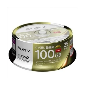 SONY Blu-ray Disc 25 Packs 100GB 2X Speed BD-RE XL 25BNE3VEPP2 Japan import FS - Picture 1 of 6