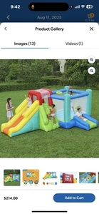 Bounce House for Big Kids 8-12 Bouncer w/Double Slide & Obstacle Course 🔥Hot🔥 - Picture 1 of 2