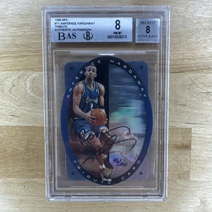 1996-97 SPx Anfernee Hardaway Insert Buyback /300 Auto #T1 Magic BGS 8 - Bild 1 von 4
