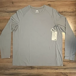 REI Co-op Swiftland Langarm Lauf T-Shirt Herren grau Pullover Active Gr. XL - Bild 1 von 9