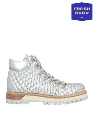 PVP€598 LE SILLA Botines US11 UK8 EU41 Efecto Metálico HECHOS A MANO en Italia Foto 1 de 4