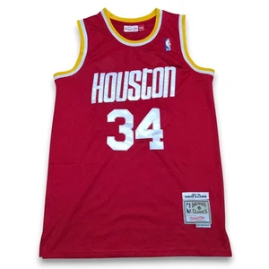 Vintage Mitchell & Ness NBA Houston Rockets Hakeem Olajuwon Jersey Size Medium - Picture 1 of 7
