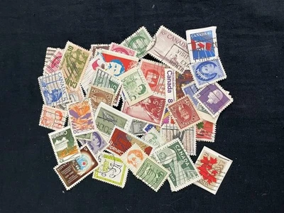 Lot of 59 Unique Used Canadian Postage Stamps - Historical Figures & Events - Image 1 of 4