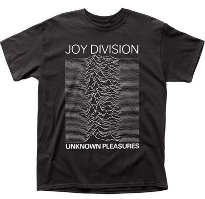 Camiseta Joy Division Unknown Pleasures Para Hombre Camiseta Banda de Rock Música Clásica Negra Foto 1 de 3