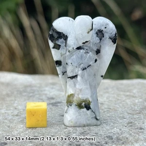 Rainbow Moonstone Angel for Intuition and Divine Connection - Picture 1 of 1