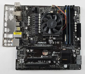 AMD Athlon X4 740 + ASRock FM2A88M Extreme4+ + 8GB DDR3 - Bild 1 von 2