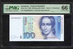 Deutschland Bundesrepublik 100 Deutsche Mark, 1993, P-41a, PMG 66 - Bild 1 von 2