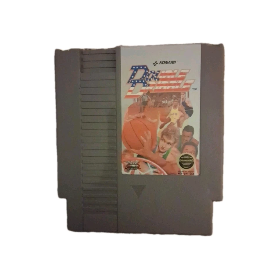 Konami Double Dribble NES 1985 Nintendo With Protective sleeve Pre Owned  - Image 1 of 3
