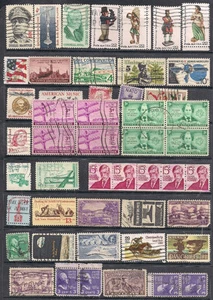 Lote de #2240 -22¢ Highlander 49 sellos bloques de arte popular - Imagen 1 de 3