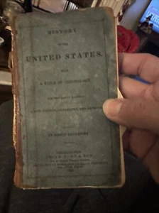 History Of United States By Bishop Davenport .Philadelphia Uriah Hunt 1845 - Picture 1 of 5