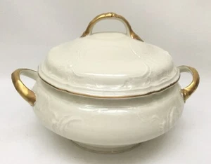 Rosenthal Classic Sanssouci Large Soup Vegetable Tureen Ivory Gold Handles - Picture 1 of 6