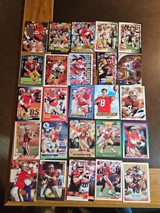 STEVE YOUNG - **Lot of 25 Different (1 Insert)** - 49'ers - (All NRMT-MINT) - Picture 1 of 1
