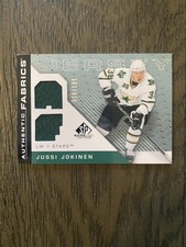 2007-08 SP Game Used Edition Authentic Fabrics Jussi Jokinen #AF-JU  S/n  16/100