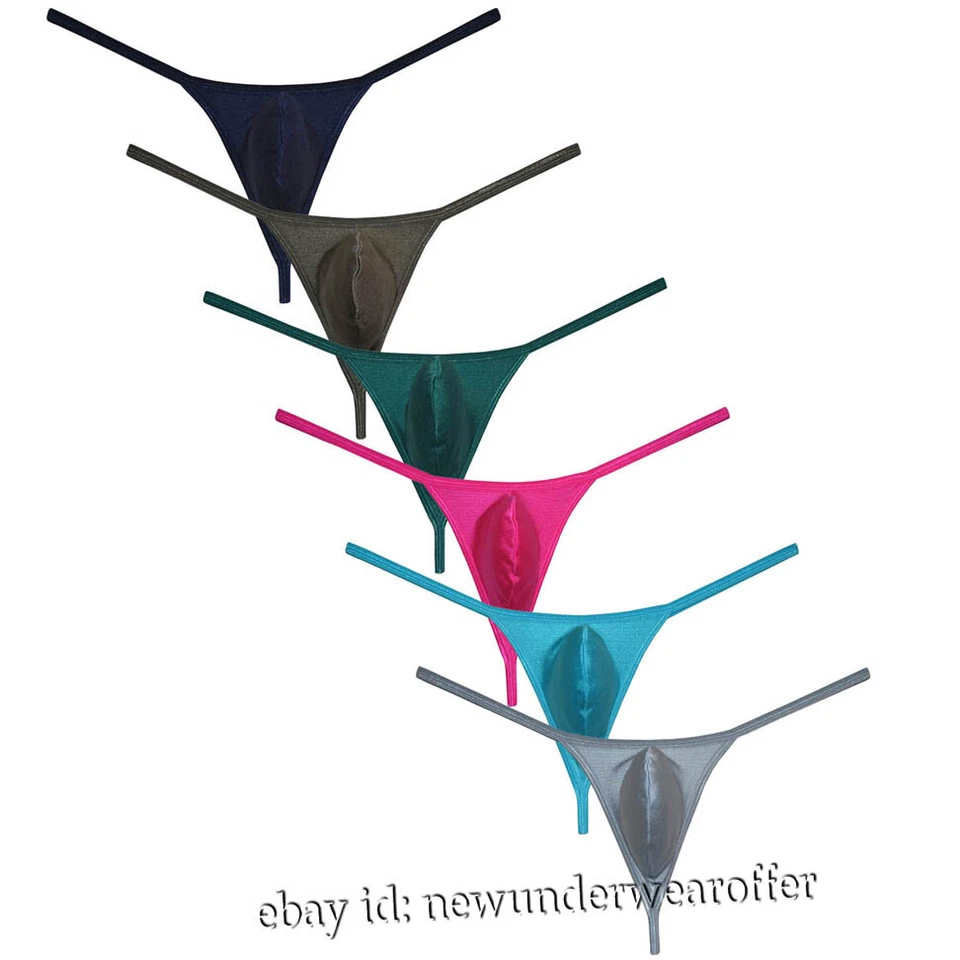 Hombres Micro Bikini Tanga Calabaza Traje de Baño Tangas Bolsa Ropa Interior Correa Deportiva Tangas Foto 1 de 1