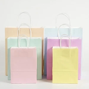 10/30/50pcs Paper Bags Candy Gift Packaging Bags Kids Christmas Birthday Party D - Picture 1 of 93