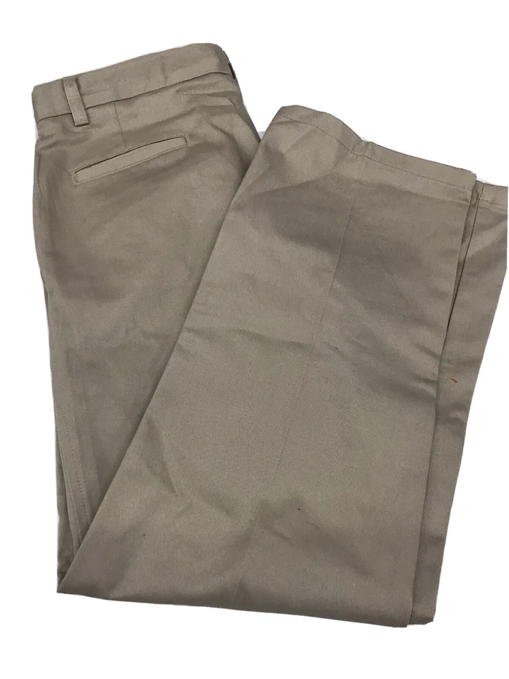 Pantalones Dockers Niño Frente Plano Talla 30 Husky Uniforme Escolar Beige—2pt2 Foto 1 de 4