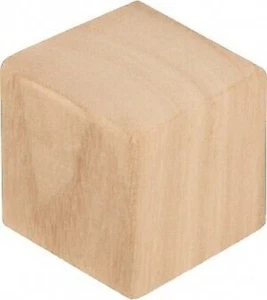 6 CUBI IN LEGNO - 4X4X4 CM - Foto 1 di 1