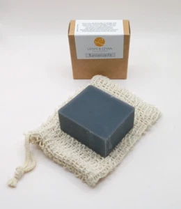 Rasierseife mit Bio Kokosöl + Zedern & Orangenöl handmade vegan aus Deutschland - Bild 1 von 10