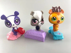 2012 Littlest Pet Shop Clark Penny Ling Russell Ferguson McDonalds Happy Meal - Picture 1 of 12