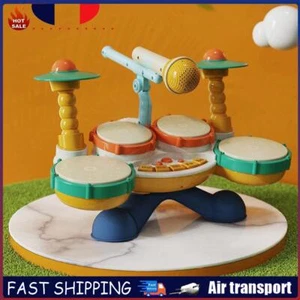 # Jouets musicaux pour bébé, cadeaux, ensemble de jouets de tambour de Jazz pour - Photo 1/8
