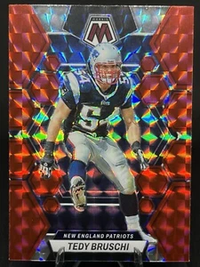 Tedy Bruschi 2023 Panini Mosaico Rojo Mosaico Prizm #166 New England Patriots - Imagen 1 de 2