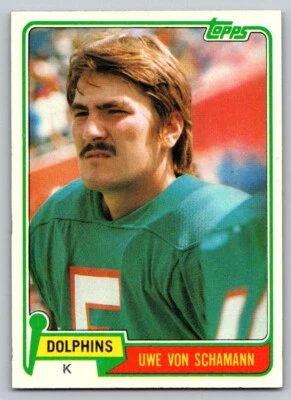 1981 Topps - Uwe von Schamann #21 - Image 1 of 2