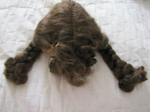 Antique/Vintage Doll Wig w Braids - Picture 1 of 4